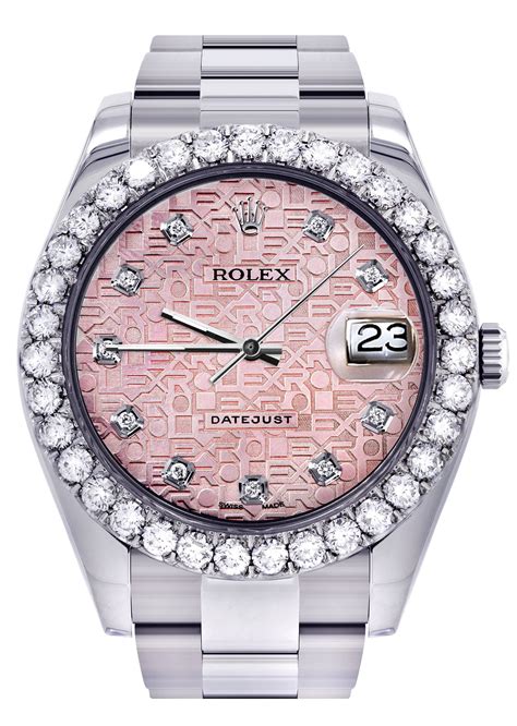 rolex roze plaat